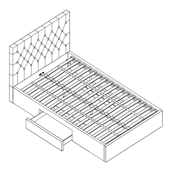 Next PARIS STORAGE BED 663843 Assembly Instructions Manual