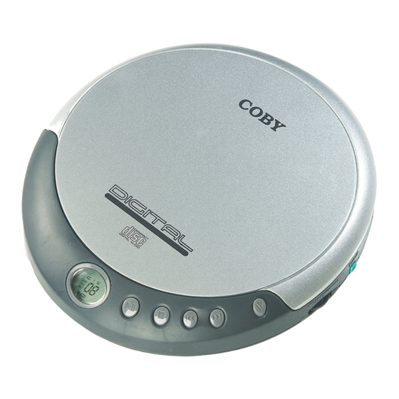 Coby CX-CD109 - CX CD Player User Manual