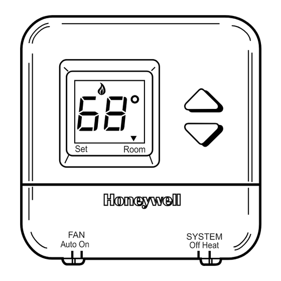 Honeywell TRADELINE Electronic Thermostat Owner's Manual