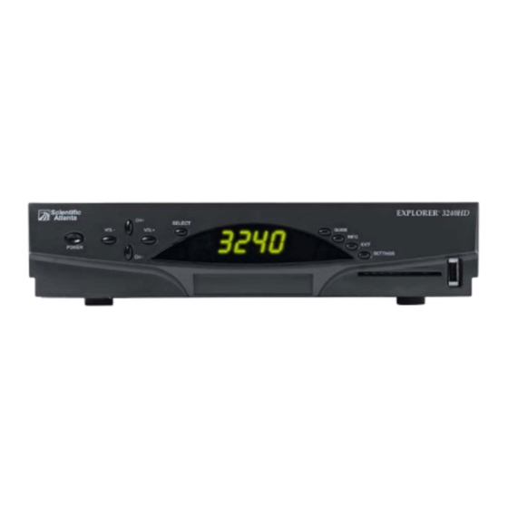 Scientific Atlanta Explorer 3240HD Specifications
