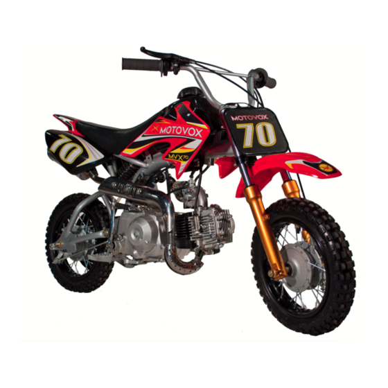 Motovox MVX70 Owner's Manual