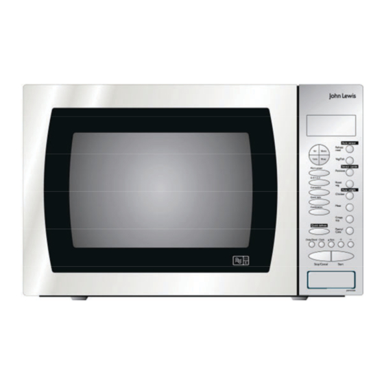 John Lewis NN-GT578SBJQ OEM 27L JLFSMWG002 Service Manual