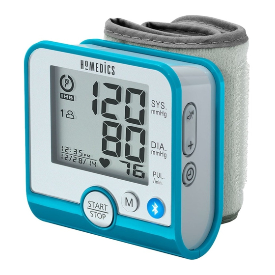 HoMedics BPW-370BT Manuals