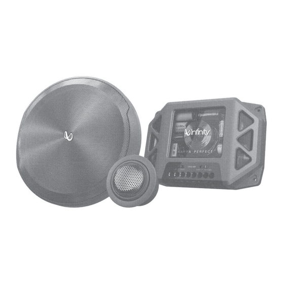Infinity PERFECT SPEAKERS Installation Manual