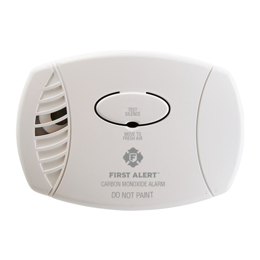First Alert CO600 User Manual
