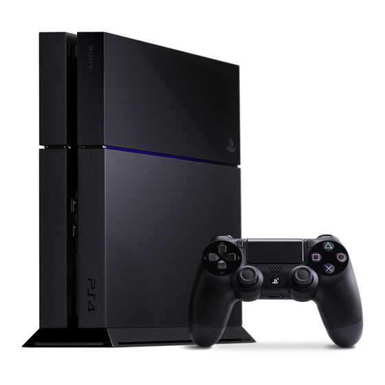 Sony PS4 CUH-1006A B Safety Manual