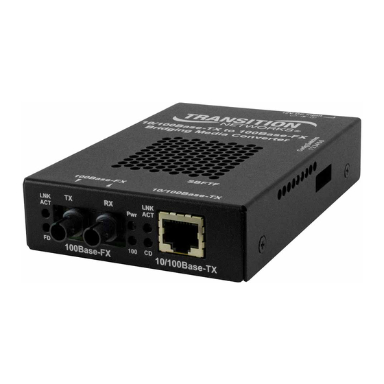 Transition Networks SBFTF10XX-15X User Manual