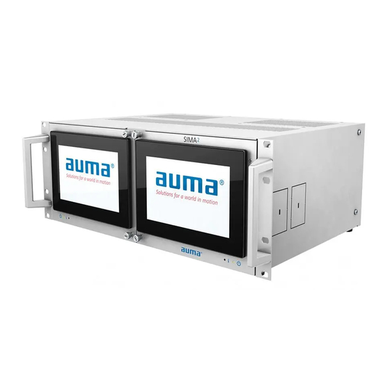 User Manuals: AUMA SIMA 2 Control Systems