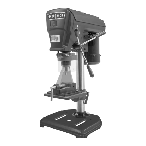 Scheppach DP16PRO Translation Of Original Operating Manual