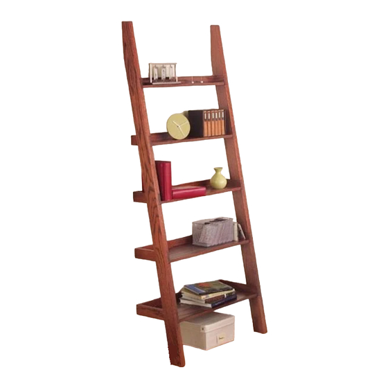 Minwax LEANING TOWER OF SHELVES Quick Start Manual