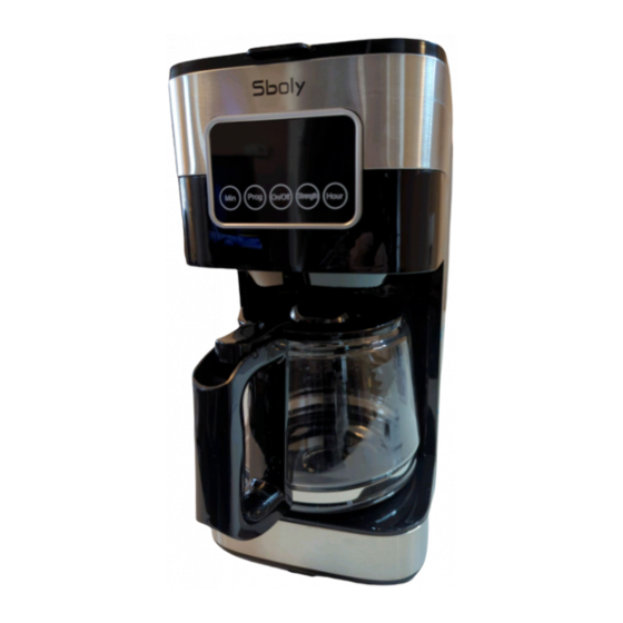 Sboly SYCM-1429 Programmable Drip Coffee Maker with Thermal Carafe