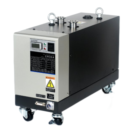 Ulvac CR16B Instruction Manual