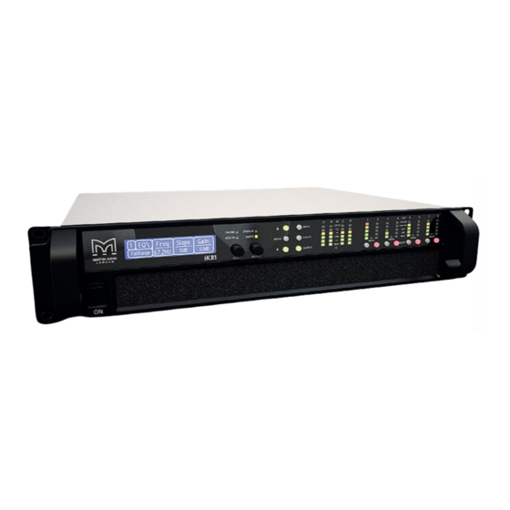 Martin Audio Ikon IK81 User Manual