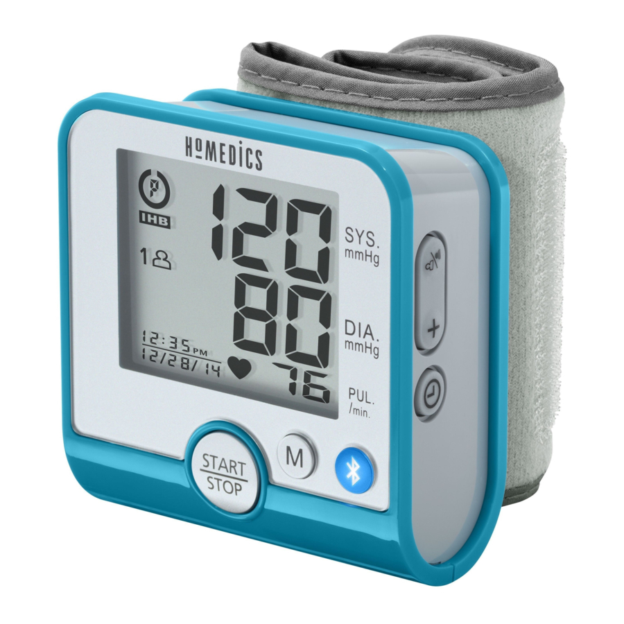 Homedics BPW-370BT Manual