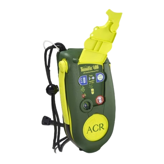 ACR Electronics AEROFIX 406 GPS I P-ELT - REV E Product Support Manual