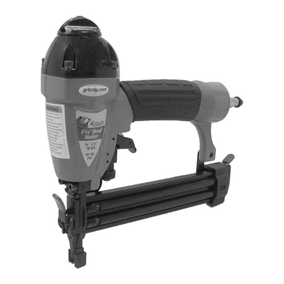 Grizzly 1 1/4" Brad Nailer T20568 Owner's Manual