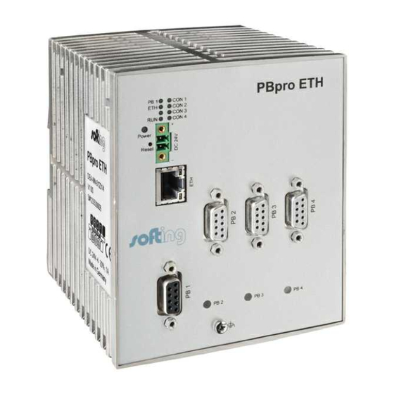 Softing PBpro ETH User Manual