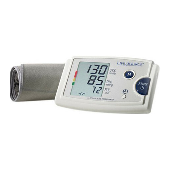 Life Sourse UA-787 Quick Start Card