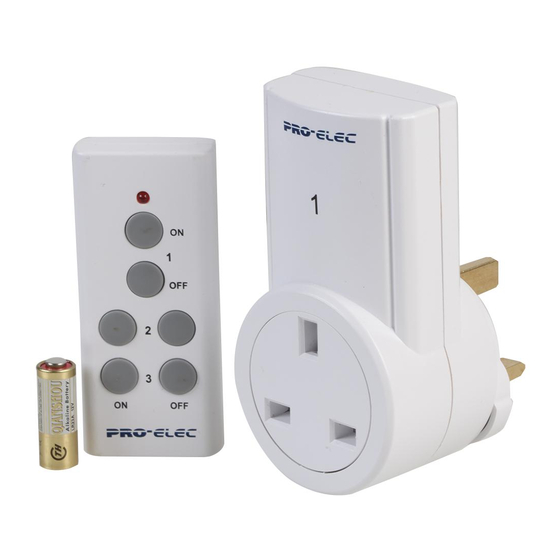 Pro-Elec PEL00550 Instructions