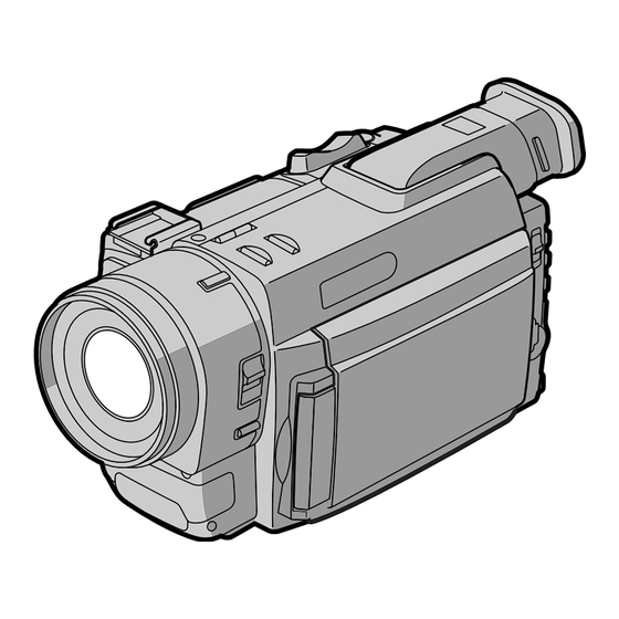Sony Handycam Vision DCR-TRV890E Operating Instructions Manual
