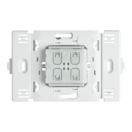 Bticino L4572SB Instructions For Use Manual