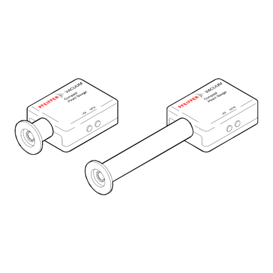 Pfeiffer Vacuum TPR 261 Operating Manual