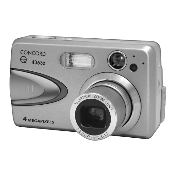 Concord Camera Eye-Q 4363z Quick Start Manual