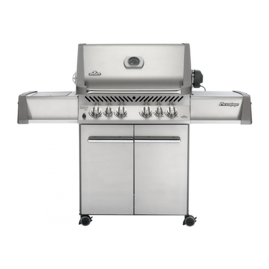 Napoleon PRESTIGE 500, P500RSIB-SS - Gas Grill Manual