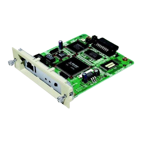 Epson C12C823912 - Net 2 Print Server Start Here Manual