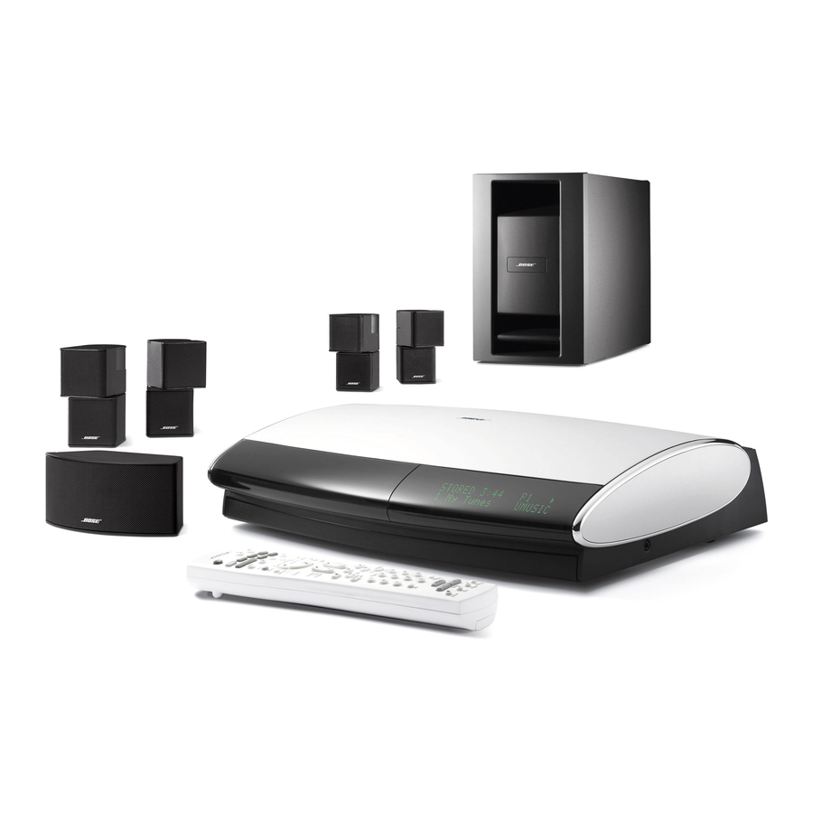 Bose LIFESTYLE DVD Operating Manual