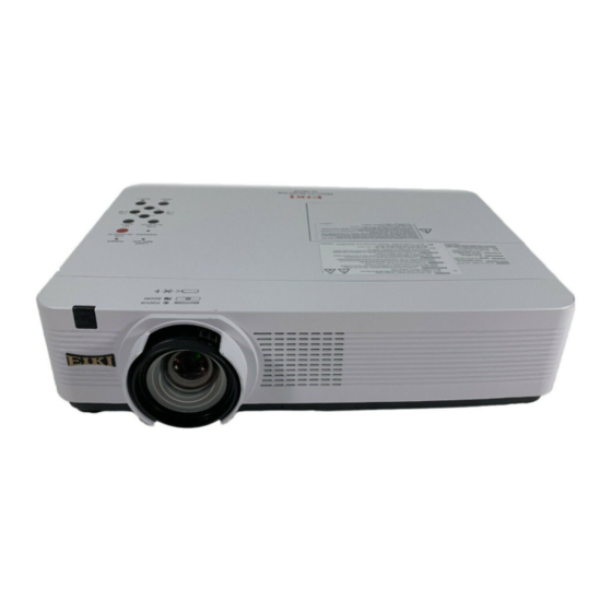 Eiki LC-XB250 Owner's Manual