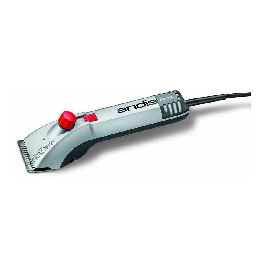 Andis Delta 3 Cattle & Horse Clipper 68020 Specification Sheet