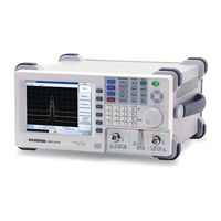 GW Instek GSP-830 User Manual