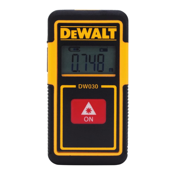DeWalt DW030PL User Manual