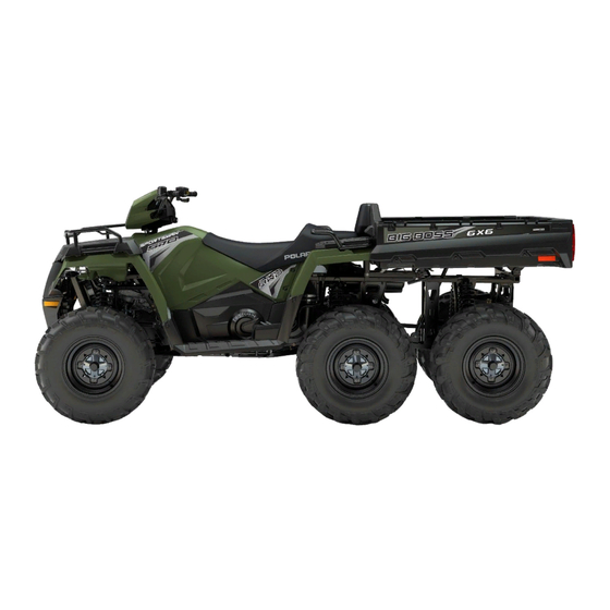 Polaris Sportsman 570 6X6 2018 Owner's Manual For Maintenance And Safety