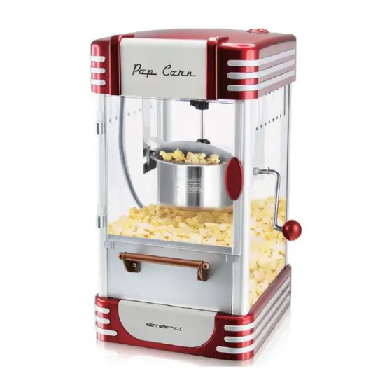 User Manuals: emerio POM-120650.1 Retro Popcorn Maker