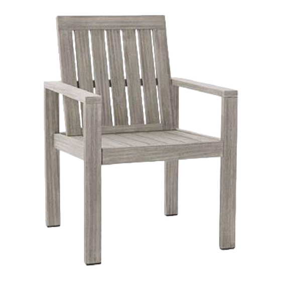 West Elm Portside Dining Armchair Manual