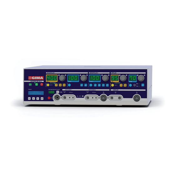 Gima DIATERMO MB 250 Instruction Manual