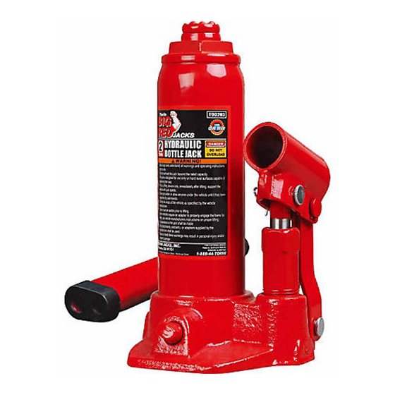 BIG RED JACKS T90203 Owner's Manual