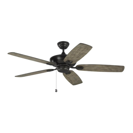 Monte Carlo Fan Company Colony 5COM52 Series Owner's Manual And Installation Manual