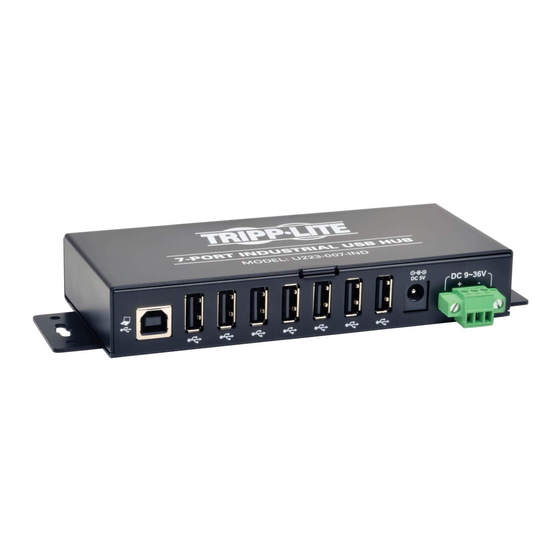 User Manuals: Tripp Lite U223-007-IND USB Hub