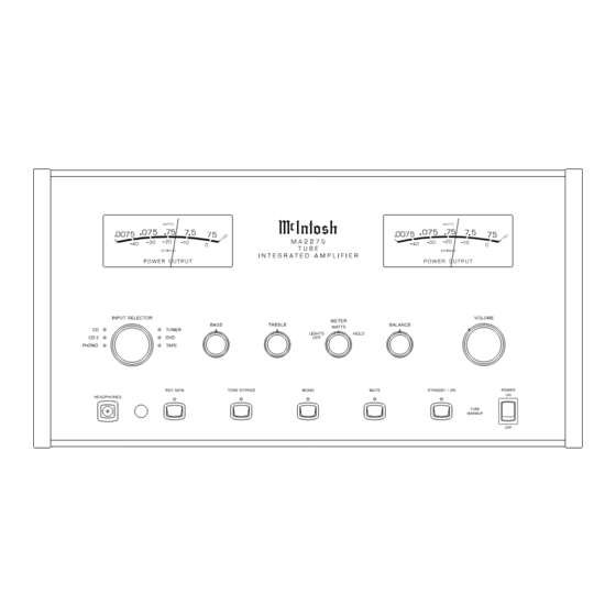 McIntosh MA-2275-2 Service Manual