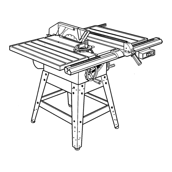 Craftsman TABLE SAW 315.22831 Manuals