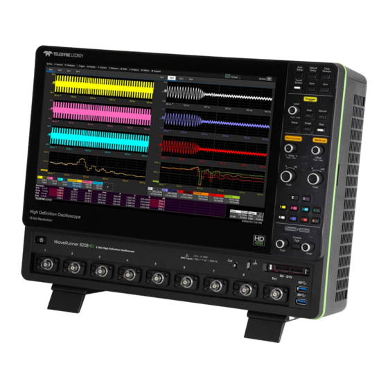 Teledyne Lecroy Everywhereyoulook WaveRunner/MDA 8000HD Operator's Manual