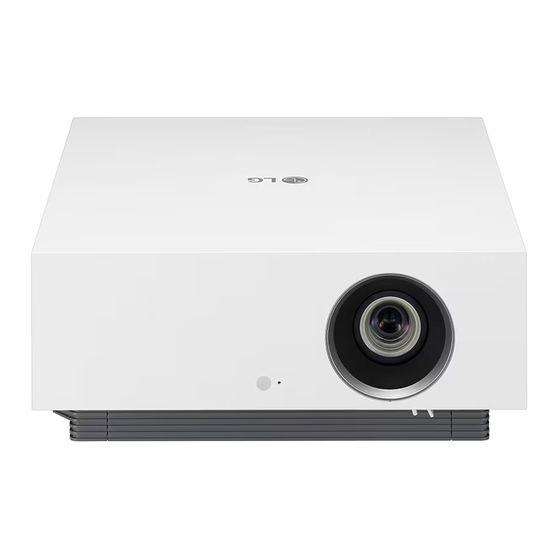 LG CineBeam AI ThinQ HU810PW.AUS Owner's Manual