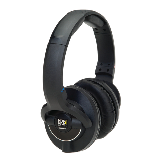 KRK KNS6400 User Manual