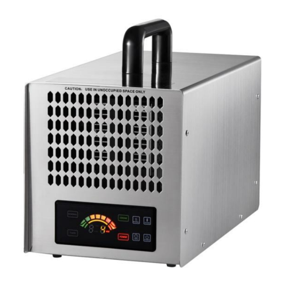 EcoQuest Ozone Blaster 20g Owner's Manual