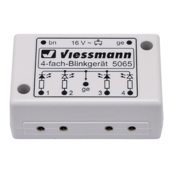 Viessmann 5065 Operation Manual