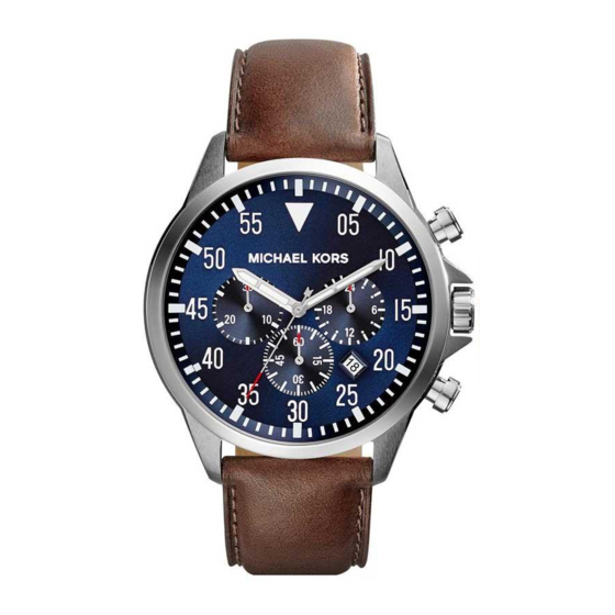 Michael Kors JS25 Manual
