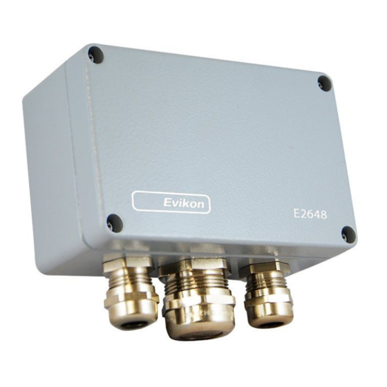 Evikon PluraSens E2648-HFC User Manual